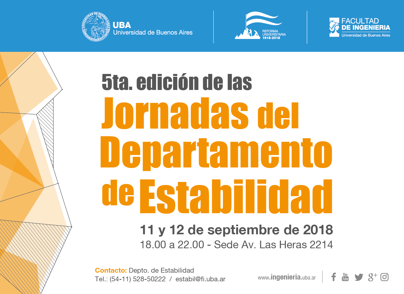 5tas. Jornadas de Estabilidad