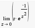 z*(e^-1/z^2)